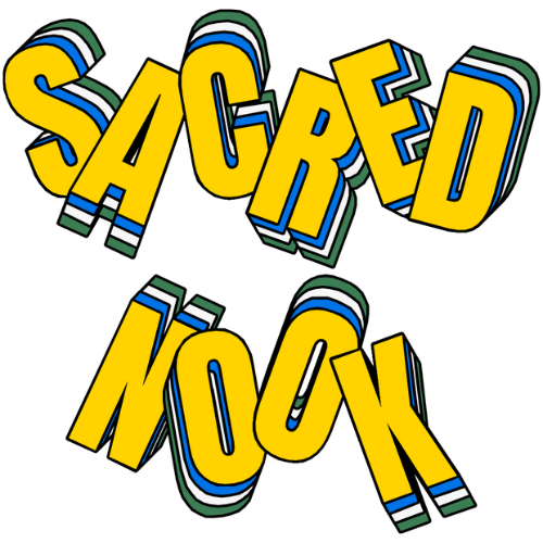 sacred nook logo - sacred nook blog icon with brazilian concept, style and trends
